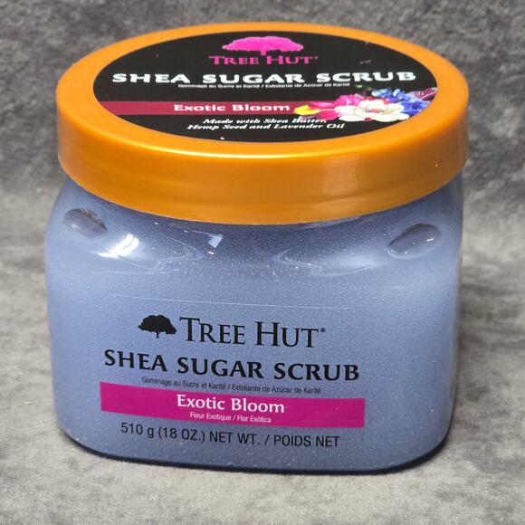 TREE HUT Exotic Bloom Shea Sugar Scrub 18 oz | Exfoliating Body Care - Picture 4 of 4
